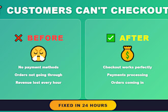 fix your woocommerce checkout or payment issues fast