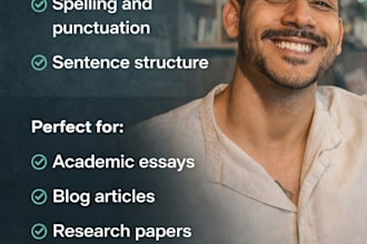 proofread your essay or article professionally