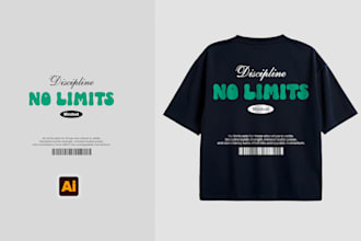 create custom professional vector t shirt design for print