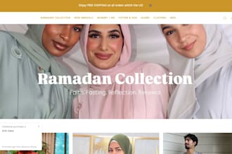 build muslim clothing website islamic wear store abaya website islamic website
