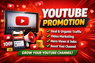 promote videos of youtube for channel growth and monetization