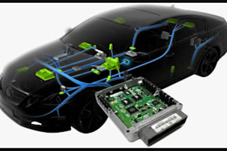 design automotive ecu hardware and develop stm32 esp32 firmware and iot systems