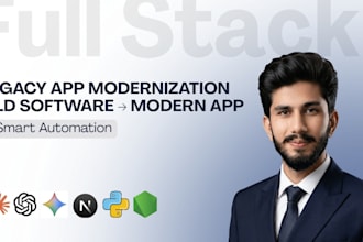 modernize your legacy business software into a modern app