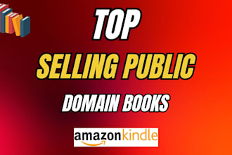 provide you public domain books for amazon kdp