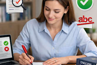 proofread and edit your english content