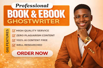 be an ebook writer, ebook ghostwriter, book writer, memoir, and fiction author