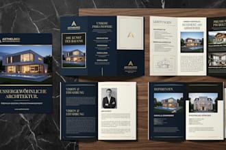 german company brochure bi fold spa brochure, businesss trifold brochure flyer