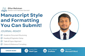 professionally format your manuscript for journal submission
