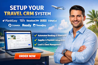 setup planiteasy tern vacationcrm ezus trawex travelopro rezdy traveljoy amadeus