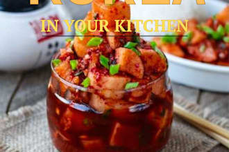 korea in your kitchen commercial cookbook cover design