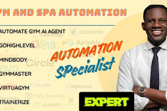 do make automation vapi ai agent mindbody gohighlevel trainerize airtable n8n