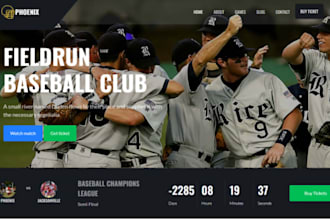 design squarespace sport website tennis football basket football academy website