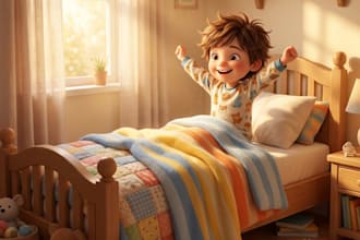 create cute 3d kids book illustrations and covers
