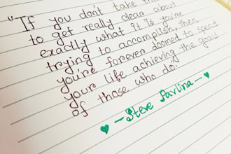 provide my beautiful handwriting