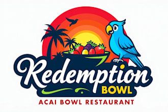 create unique parrot logo with unlimited revisions