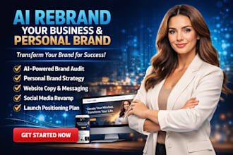 ai rebranding your business with personal brand strategy, website copy