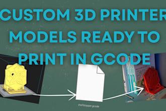 make a personalised 3d model made for your 3d printer