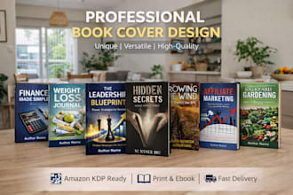 design a professional leadership book cover