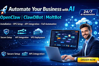 automate your business with open claw, clawdbot, moltbot with installation