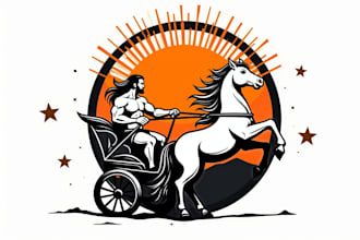 make amazing apollo riding logo for your business