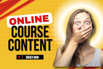 develop your elearning course with lessons, quizzes, slides, course curriculum