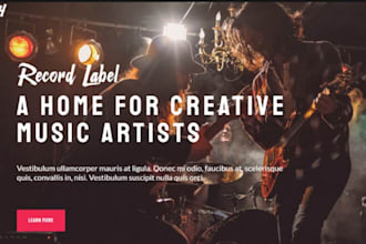 design squarespace music artist website podcast media website music band website