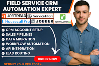 setup jobtread superchat housecall pro servicetitan jobber servicem8 automation