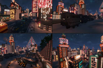 build custom minecraft adventure map minigame world edit server parkour