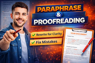 rewrite, paraphrase, and proofread your content