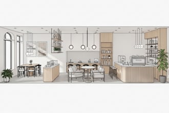 provide interior design for retail shops cafes, offices, studios and restaurants