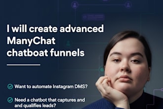create advanced manychat chatbot funnels