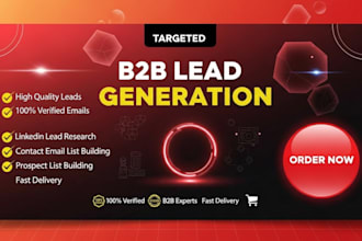 build targeted and verified b2b lead gen prospect lists GEO find email addresses