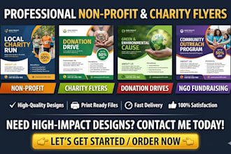 design non profit flyer charity flyer donation flyer fundraising flyer and ngo