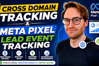 setup cross domain tracking meta pixel conversion api and lead event tracking
