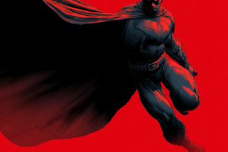 superhero character for comics