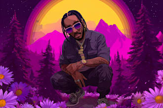 design your album cover or cartoon album cover artwork
