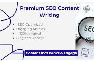 write high ranking SEO content