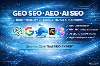 do full GEO SEO aeo ai on page local website llms optimization monthly service