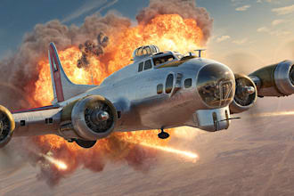 illustrations on airplanes of the second world war