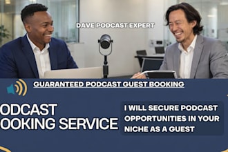 book you as a speaker on PR outreach to get you on top rated shows