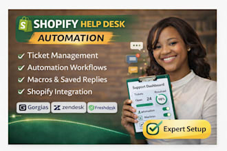 set up and optimize your shopify helpdesk workflows