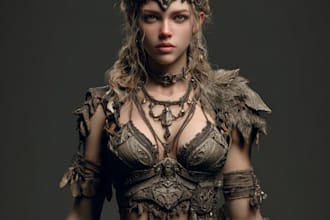 design fantasy character art and fantasy character art