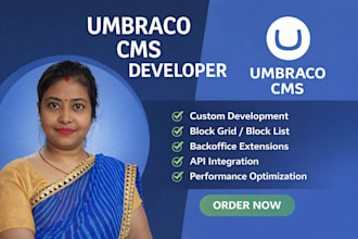develop modern umbraco cms website