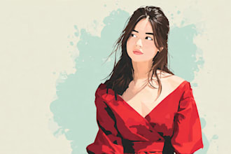 do a vector portrait for you