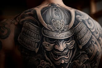 draw amazing japanese oriental tattoo
