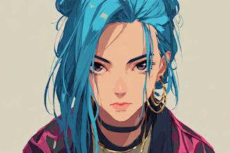 create a anime character