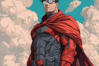 character design in comic style