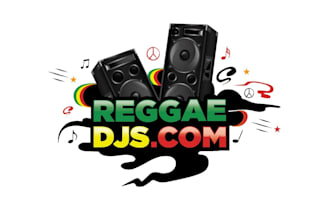 design a modern entertainment, radio, hip hop, dj and music logo