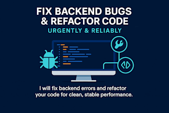 urgently fix java spring boot backend bugs and refactor your code