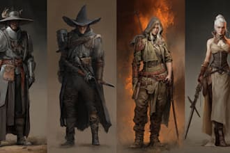 create a characters based on your concept art